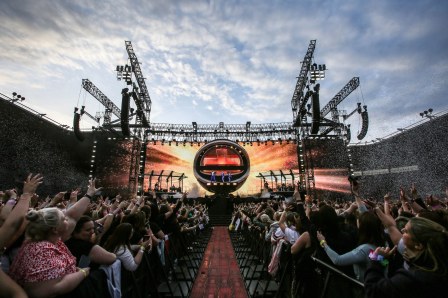 Take That at the Riverside in 2019