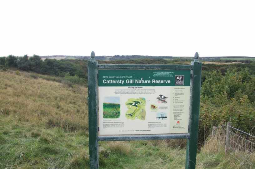 Cattersty Gill Nature Reserve Signage