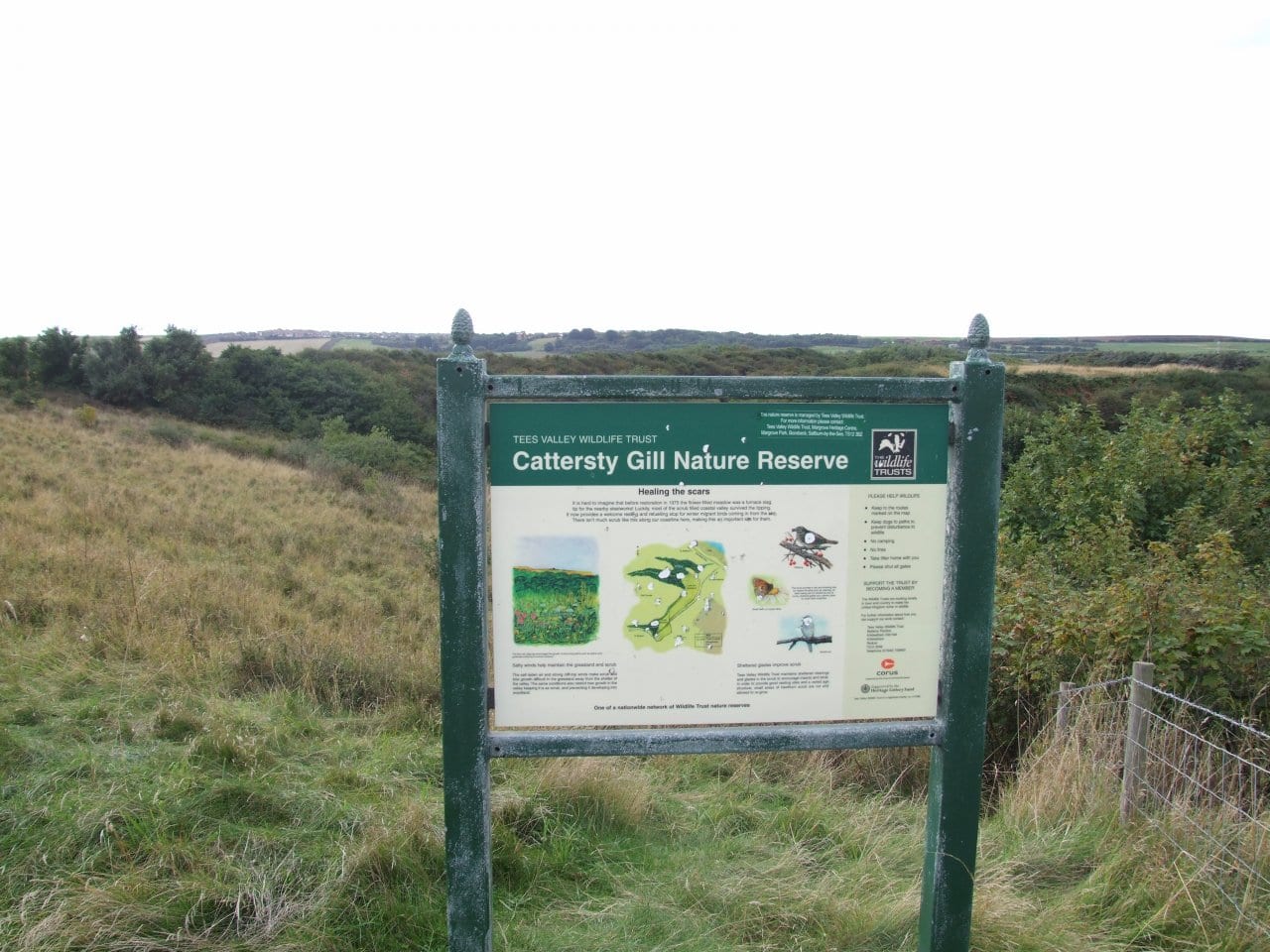 Cattersty Gill Nature Reserve Signage