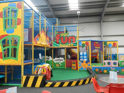 Our funhouse play area