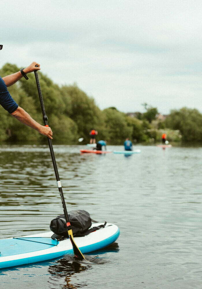 SUP Paddleboarding River Tees in Stockton