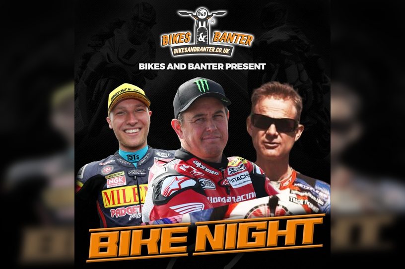 Bike Night a 2024 Isle Of Man TT Preview Night with John McGuinness, Davey Todd and James Whitham.