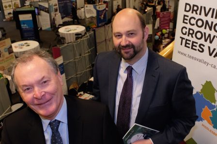David Budd and Andrew Lewis at Last Year's Business Summit | Tees Valley Combined Authority