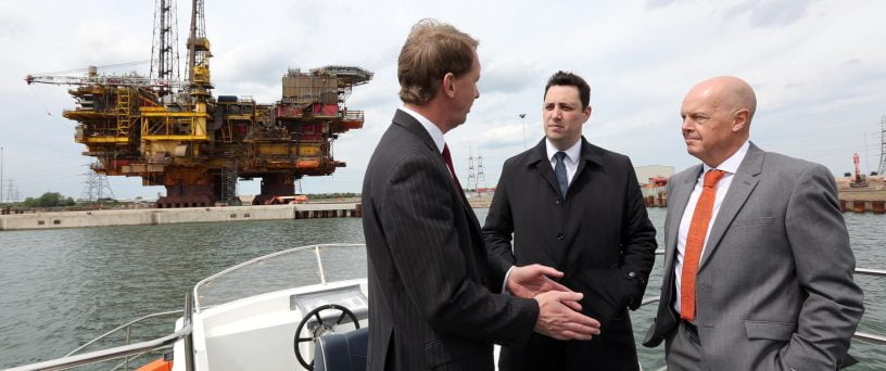 Mayor of Tees Valley visiting PD Ports and viewing the River Tees onboard a vessel | Tees Valley Combined Authority