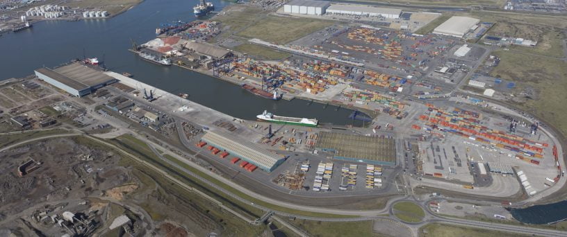 Ariel view of PD Ports | Tees Valley Combined Authority