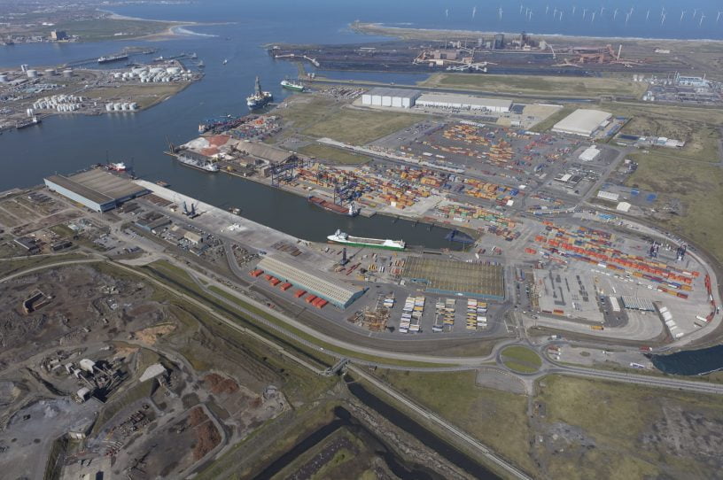 Ariel view of PD Ports | Tees Valley Combined Authority