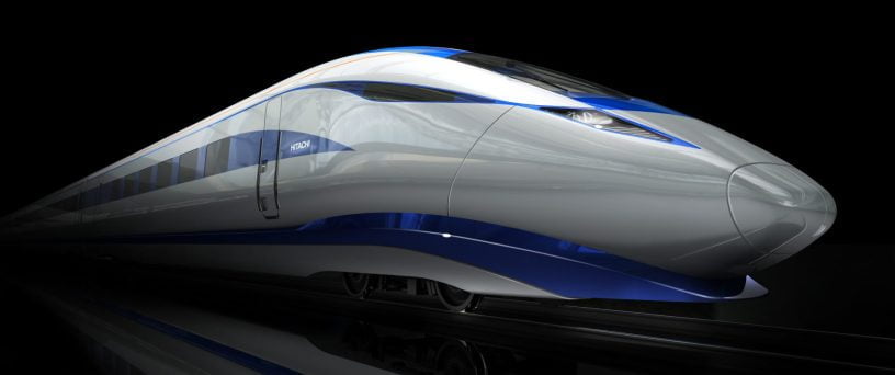 Hitachi Rail's concept design for a HS2 train | Tees Valley Combined Authority
