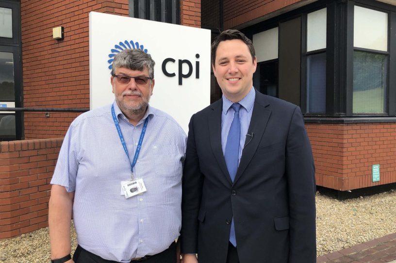 Mayor Houchen with CPI CEO NIgel Perry | Tees Valley Combined Authority
