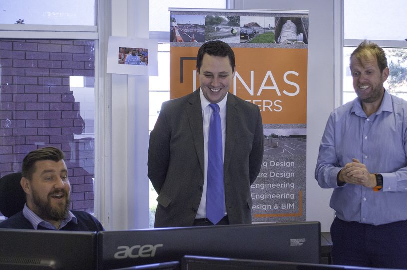 Ben Houchen at Lynas Engineers | Tees Valley Combined Authority