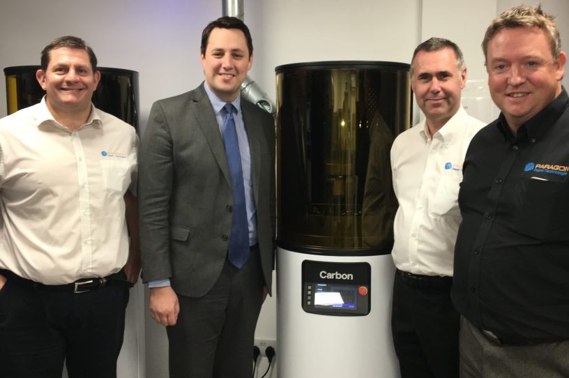 Ben Houchen at Paragon Rapid Technologies | Tees Valley Combined Authority