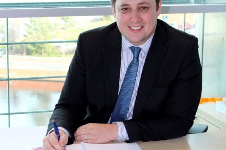 Tees Valley Mayor Ben Houchen signing the deal | Tees Valley Combined Authority