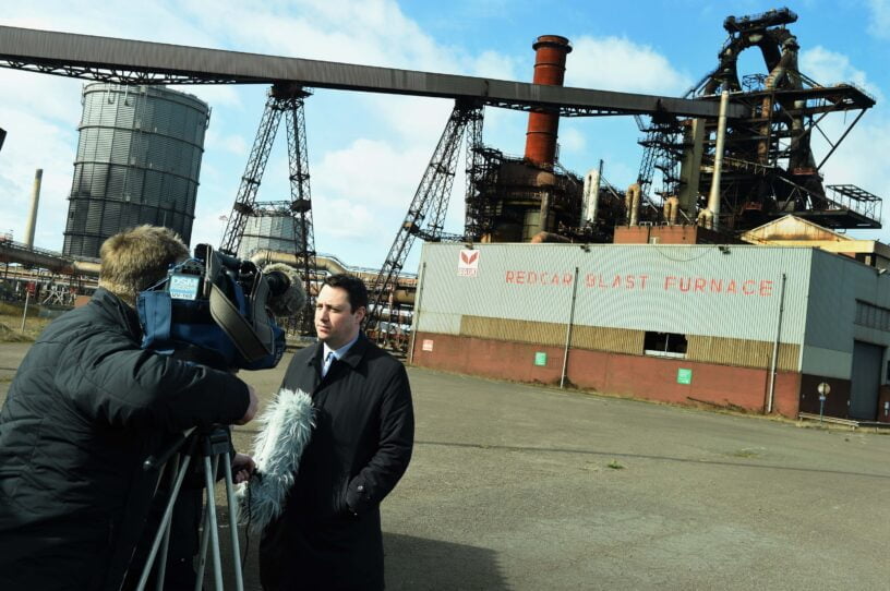 Mayor Houchen at Redcar Blast Furnace | Tees Valley Combined Authority