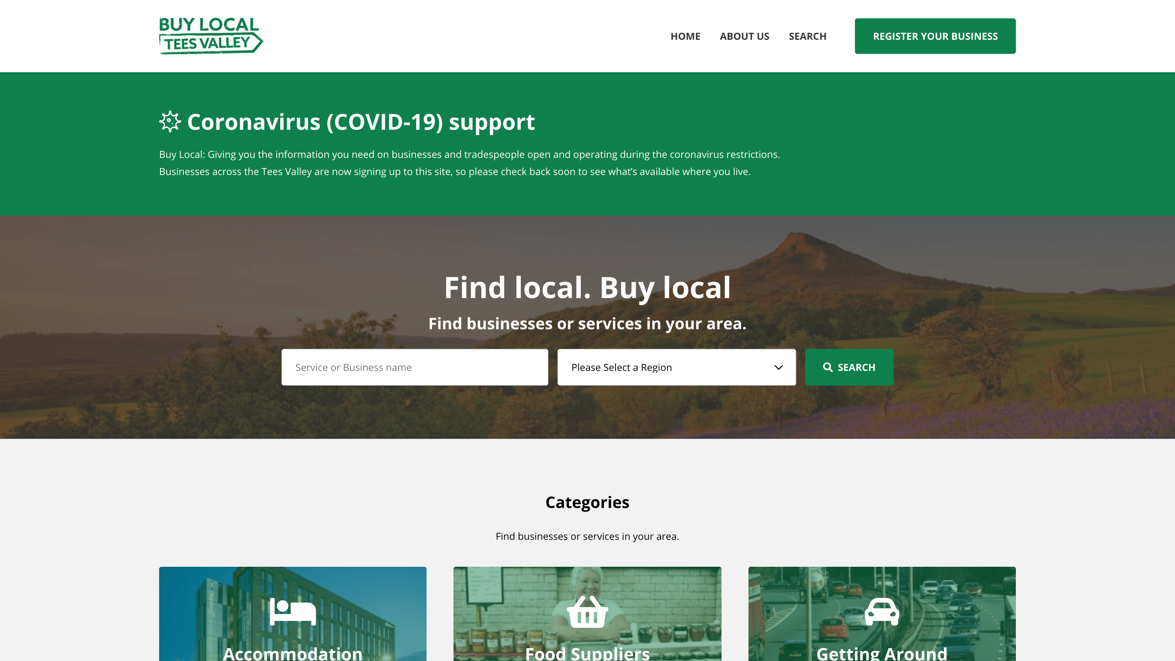 Buy Local Tees Valley Website | Tees Valley Combined Authority