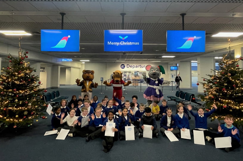 Schools Spread Christmas Cheer At Teesside Airport Charity Carol Concerts