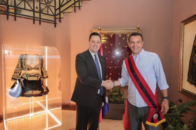 Albanian Trade Mission Continues as Mayor Meets UK Ambassador and Tirana Counterpart