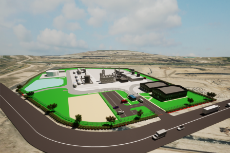CGI of how the Willis Sustainable Fuels plant at Dorman Point, Teesworks, will look