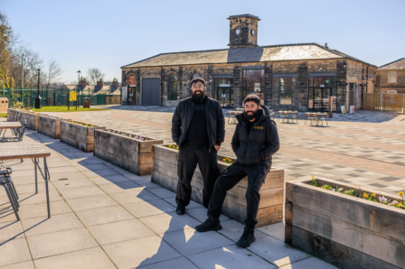 Shuhel and Zak Ahmed, owners of Babul’s, at Hopetown, Darlington.