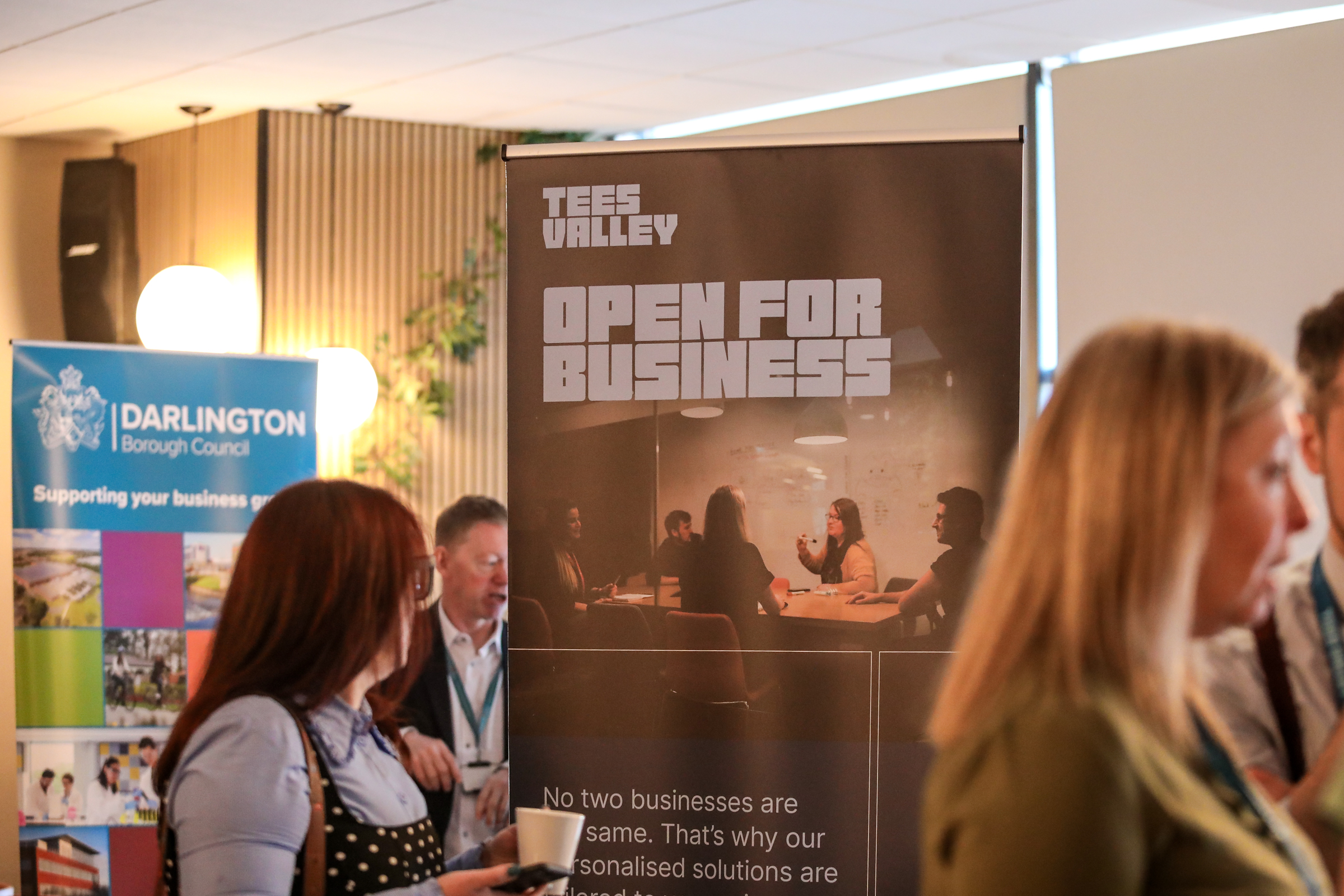 Tees Valley business support imagery from the Combined Authority